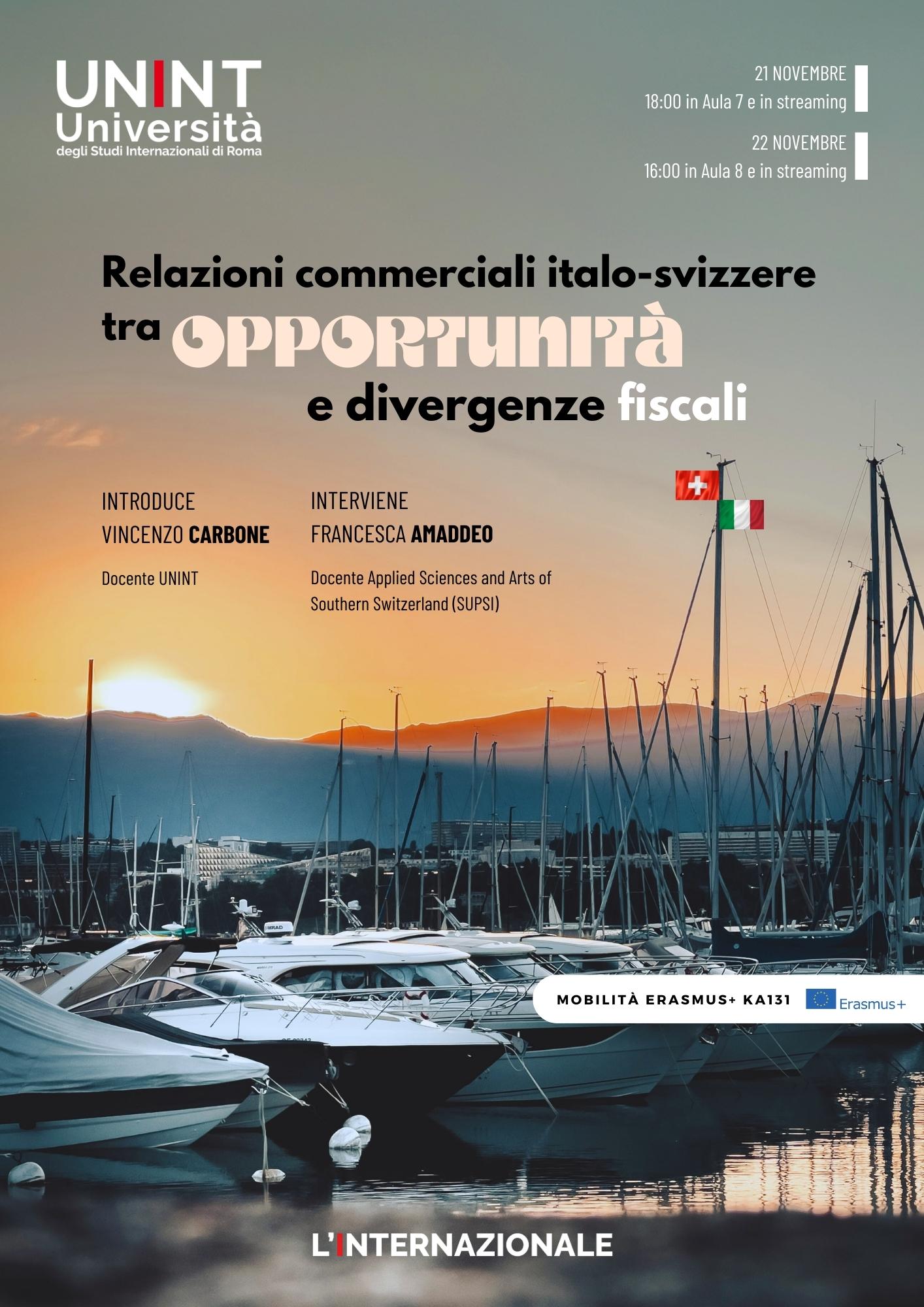 Relazioni commerciali italo-svizzere tra opportunità e divergenze fiscali